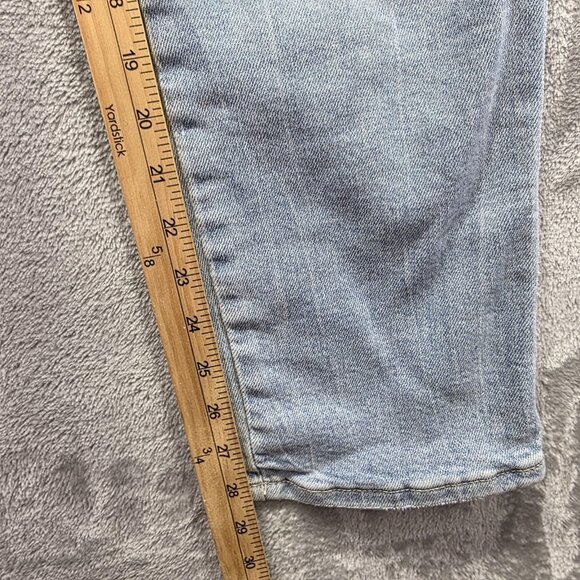 Judy Blue Jeans Womens 14W Light Wash Distressed Star Pocket Stretch JB88723 LT - Picture 8 of 10